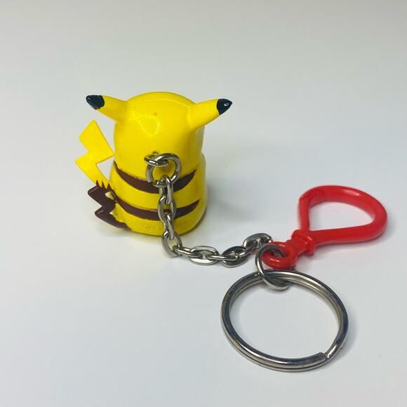 Vintage 1999 POKEMON PIKACHU FIGURE Keychain Toy Collectible - Picture 4 of 6